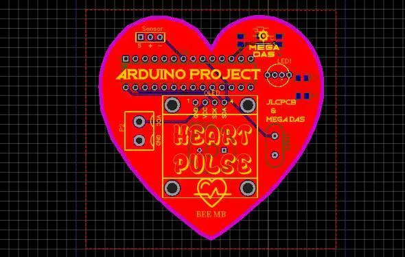 Arduino Heart Led Arduino Heart beat with ECG display & sound | Details | Hackaday.io