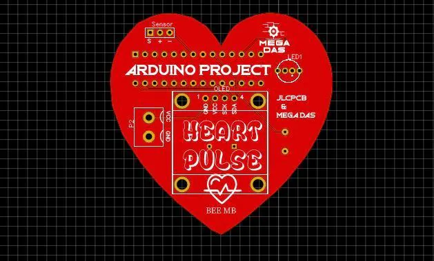 Arduino Heart Led Arduino Heart beat with ECG display & sound | Details | Hackaday.io