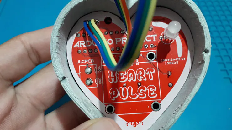 Arduino Heart Led Arduino Heart beat with ECG display & sound | Details | Hackaday.io