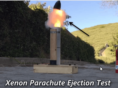 Rocket Parachute Ejection System