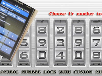 Smart BT Lock with Custom Number