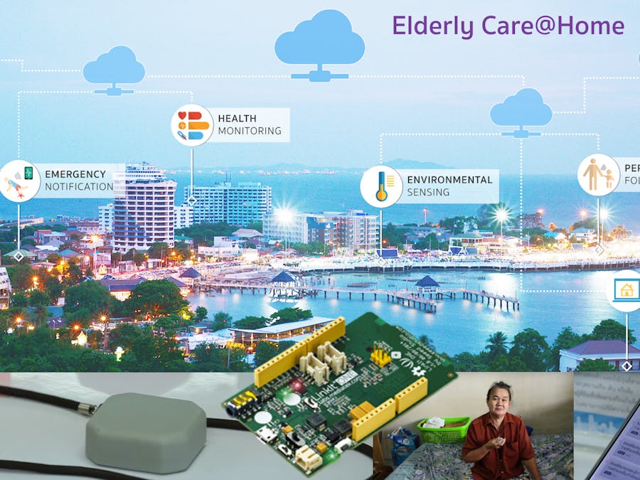 LinkIt ONE SMS Gateway for Elderly Care@Home