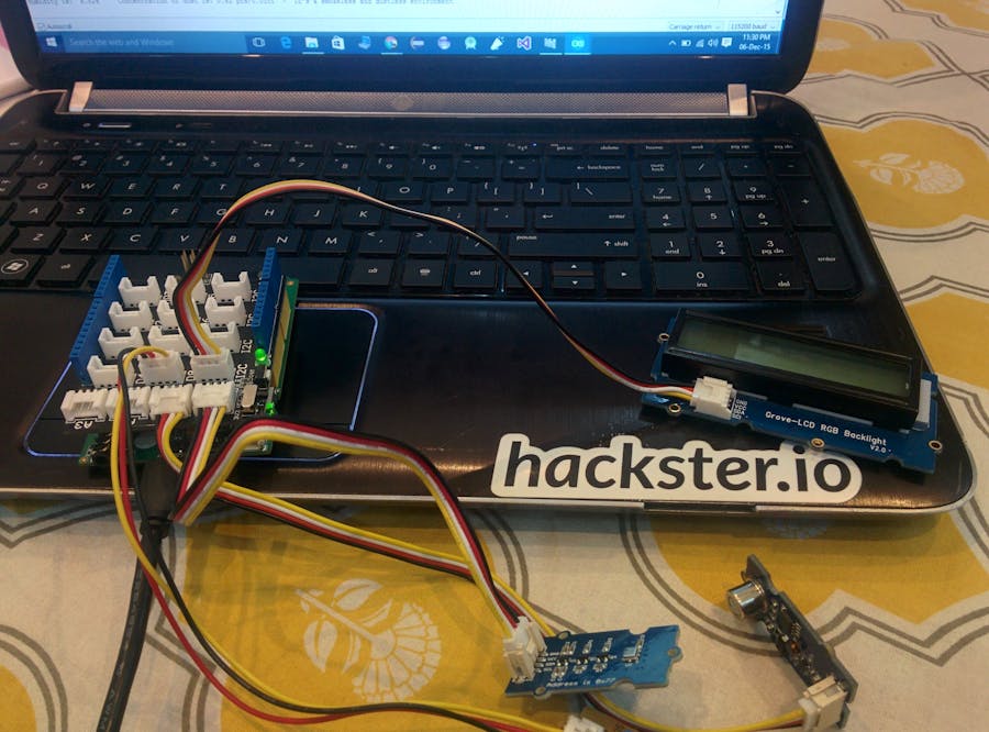 Air Quality System Using LinkIt ONE and MCS