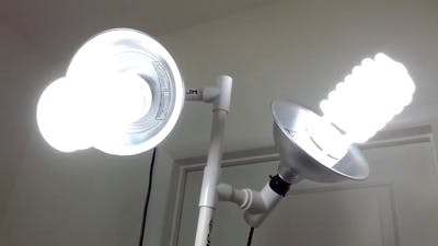 DIY PVC Light Stand