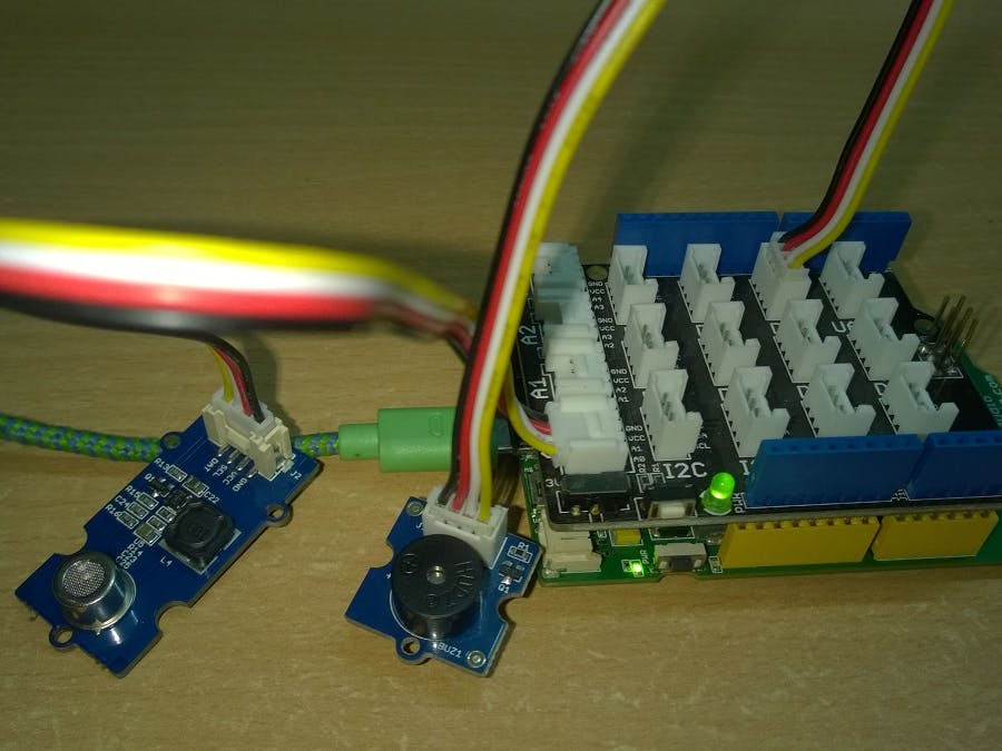 Alcohol Detection Using Linkit One