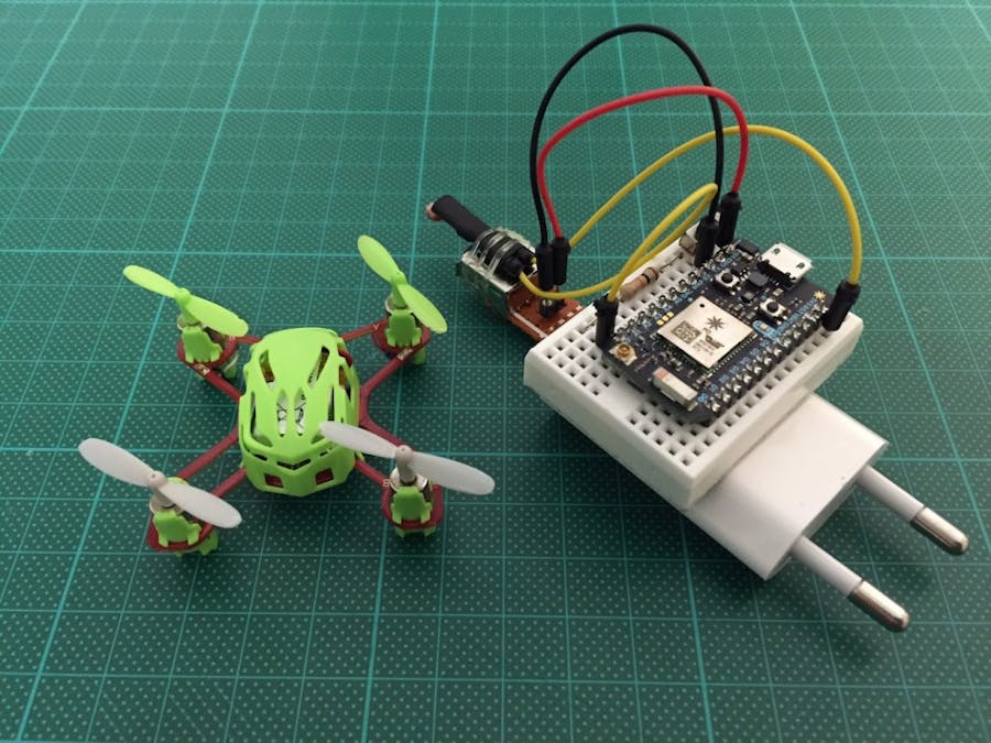 Quadcopter Charge Notifier using Particle Photon