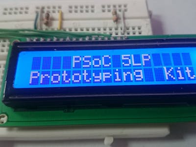Character LCD con PSoC5LP