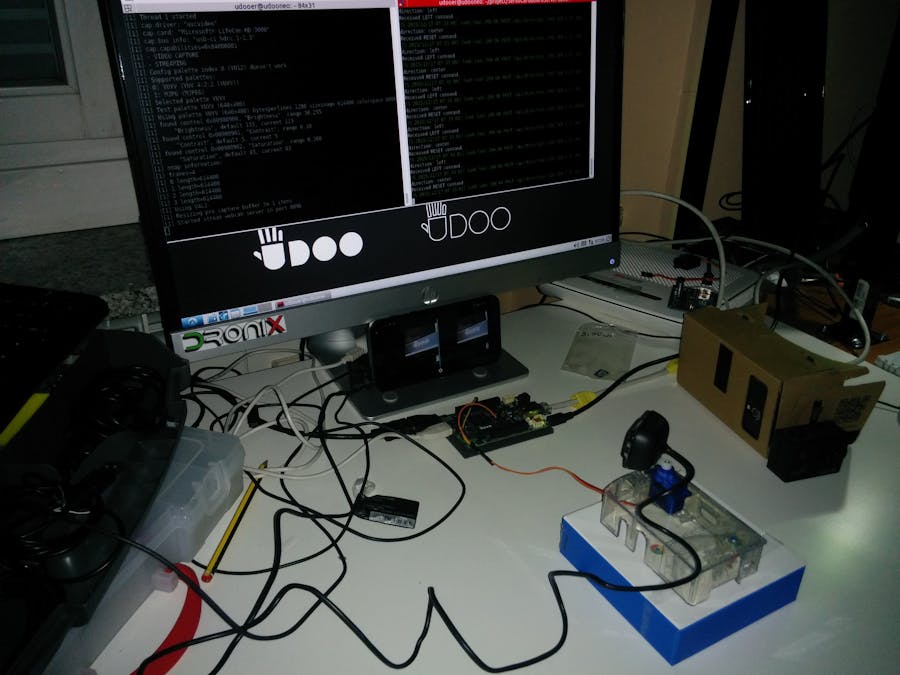 ServoCardboardUdooNEO