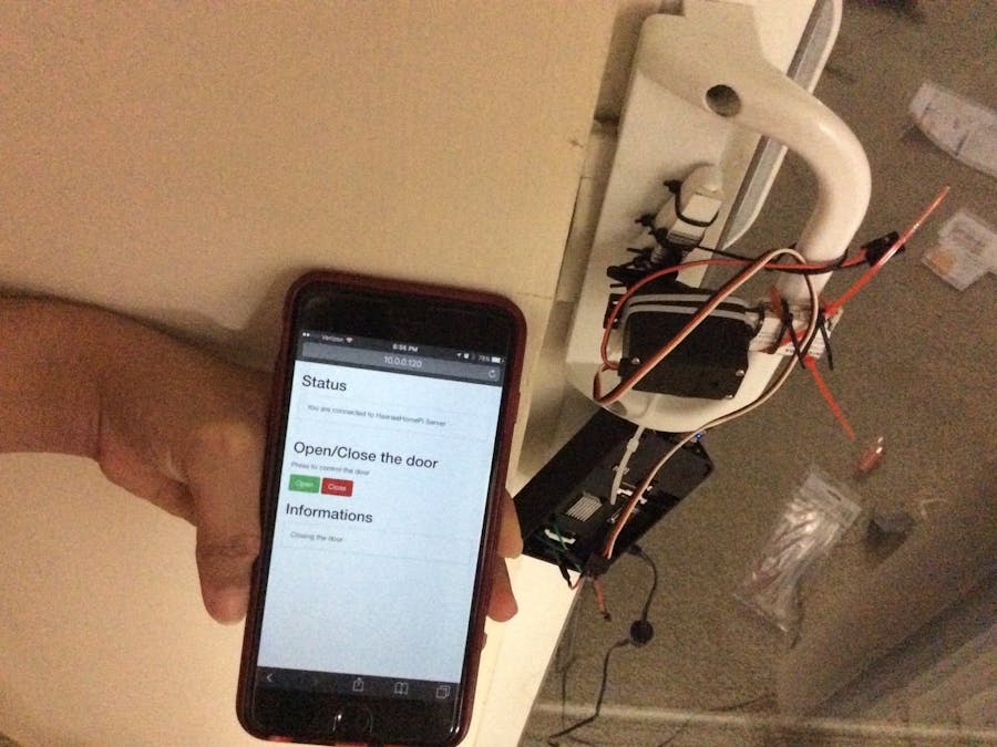Open Sesame System - Open/Close door lock with Smartphone