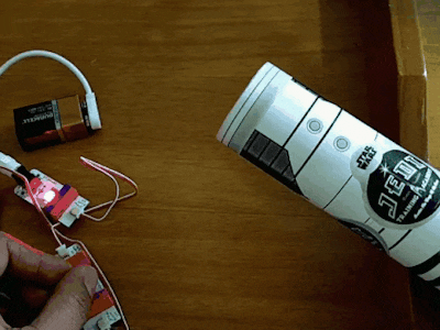Cloud-Controlled Augmented Reality LightSaber