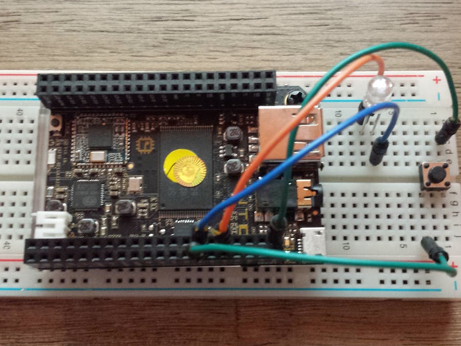 Controlling an LED with CHIP and BASH