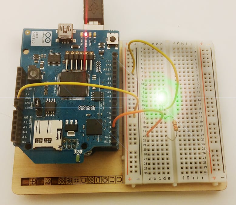 Blinking LEDs on Arduino from iOS and Android