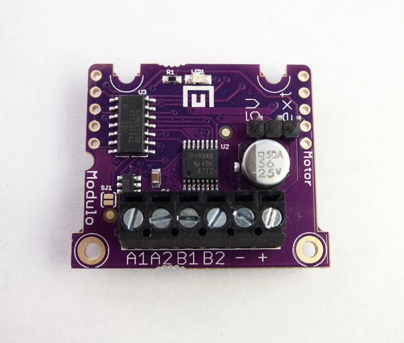 Use DC Motors with the Motor Driver Modulo