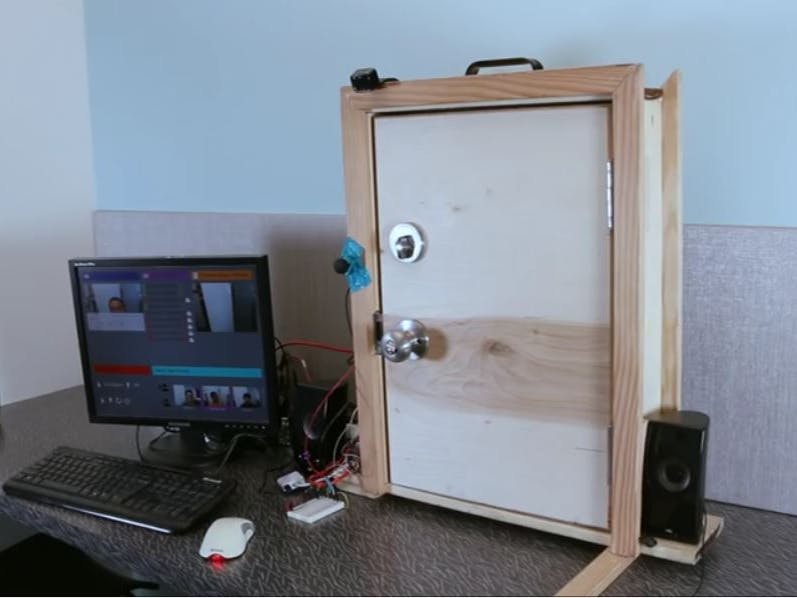 1. Door Lock with Face Recognition - Raspberry PI