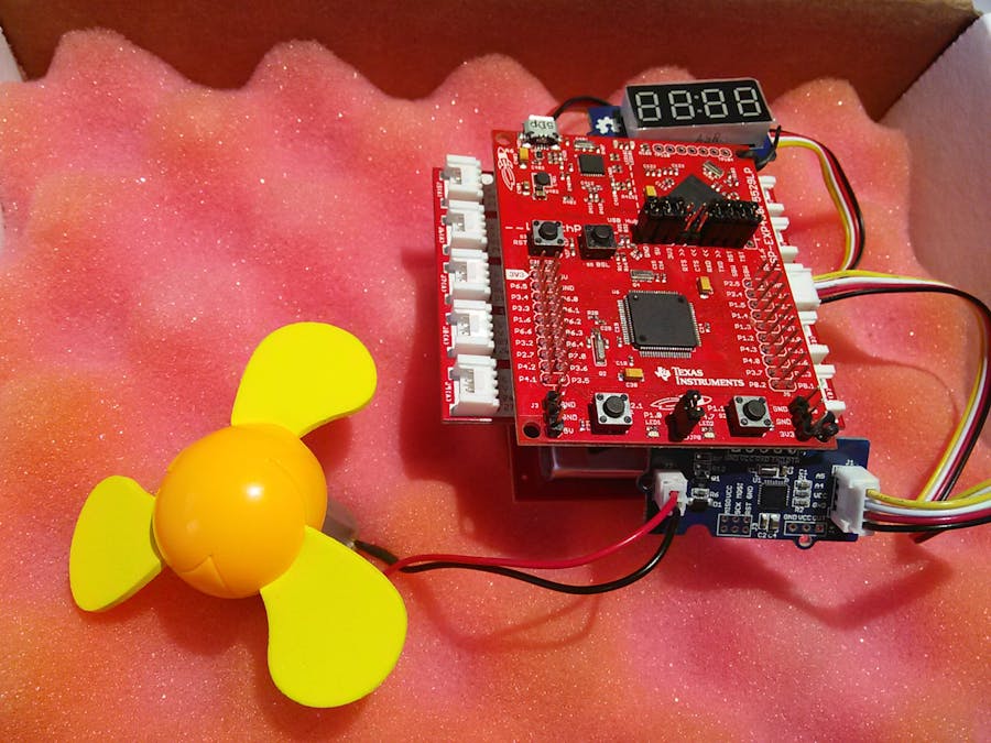Grove Mini Fan Controller + TI LaunchPad