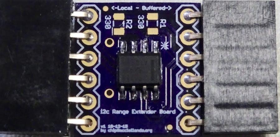 Extend the reach of your i2c sensor simply and inexpensively