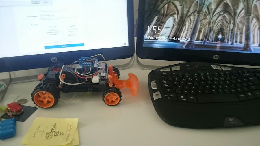 Android Controlled Toy Using Raspberry Motor Shield