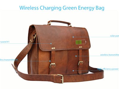 Wireless Charging Devices in Green Energy Bag