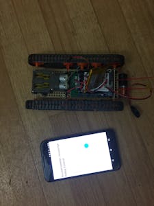 Robot Controlled using HTML5/JavaScript and BeagleBone Green