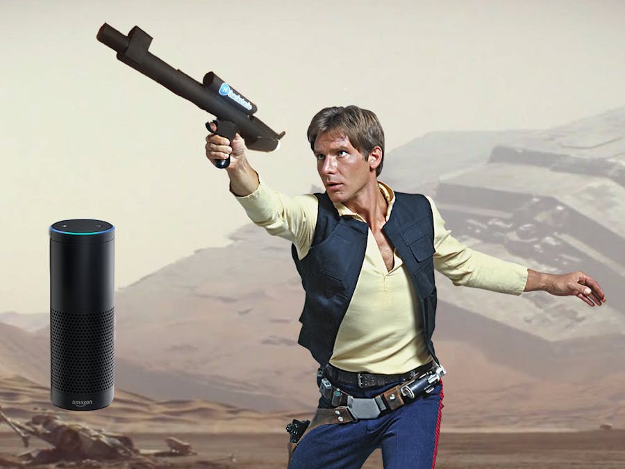 Blaster with AWS Alexa Voice Control & IR Firing Power