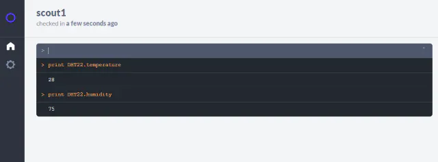 DHT22 Sensor and Pinoccio
