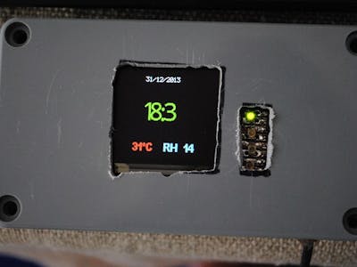 Temperature, Humidity and Time + Date on OLED