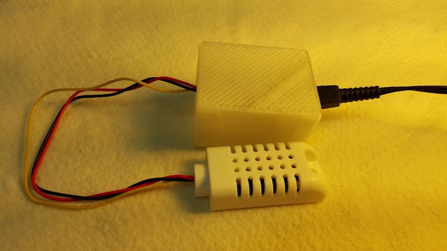 Particle Photon Remote Temperature and Humidity Logger