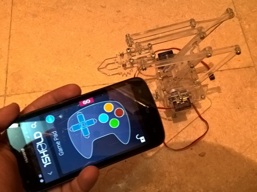 RoboArm With 1Sheeld Gamepad