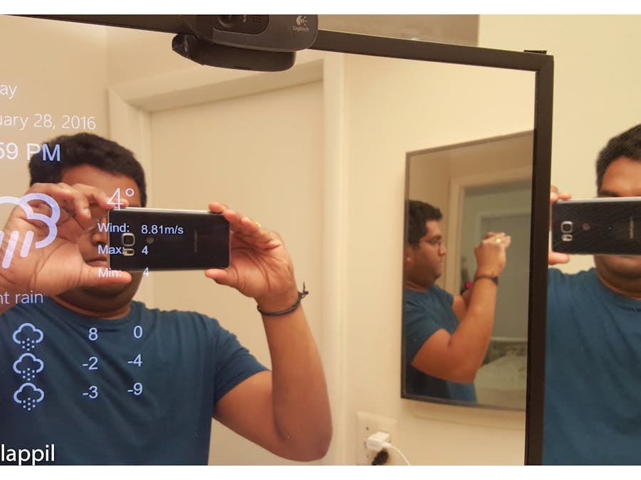Magic Mirror Windows IoT Raspberry Pi 2 - Face Recognition
