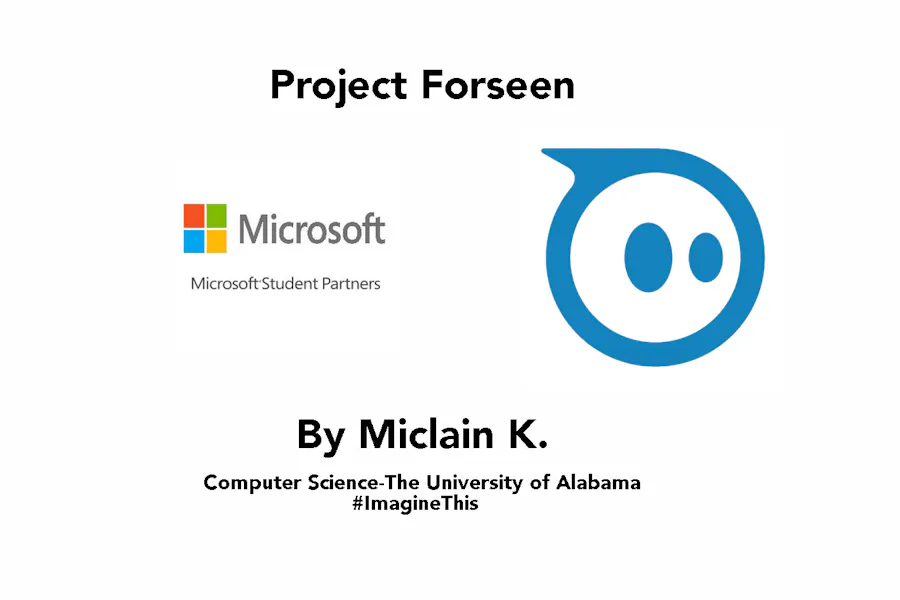 Project Forseen-MSP+Sphero Pilot Program