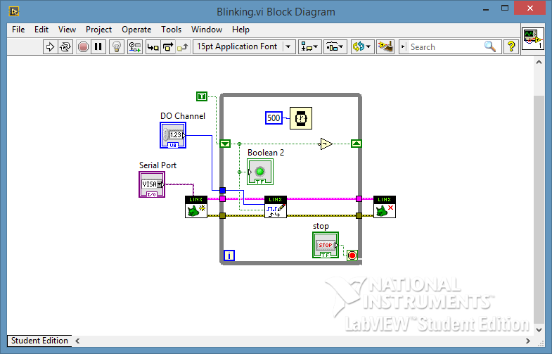 labview arduino i2c example