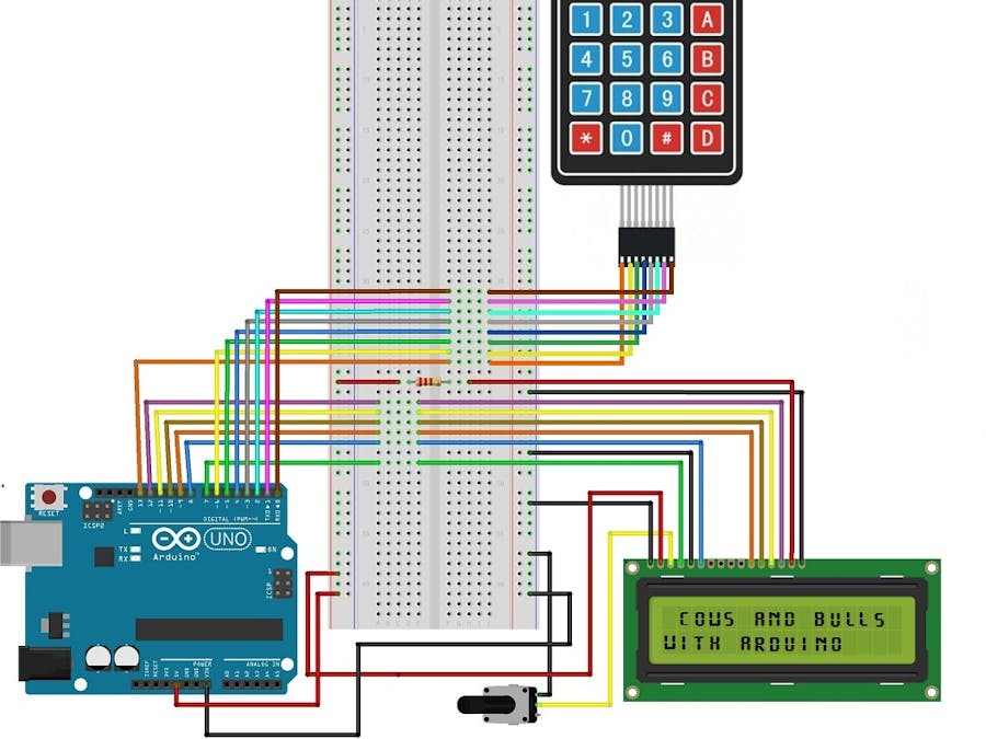Bulls and Cows Game with Arduino