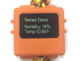 Measuring Humidity and Temperature with the O Watch