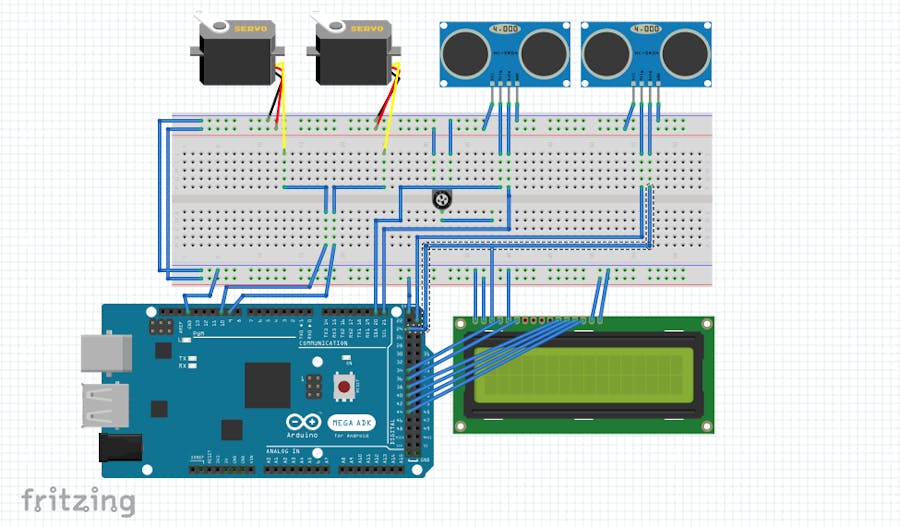 Automatic Door and Counter Prototype