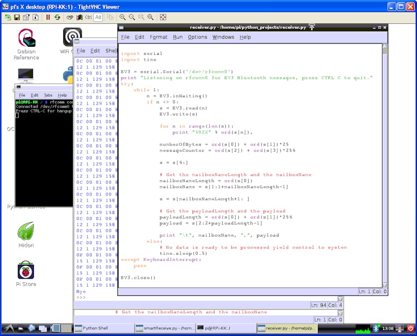 Raspberry Pi - Lego Mindstorms EV3 Bluetooth Communication