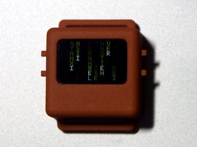 Animated Word Clock on the O-Watch