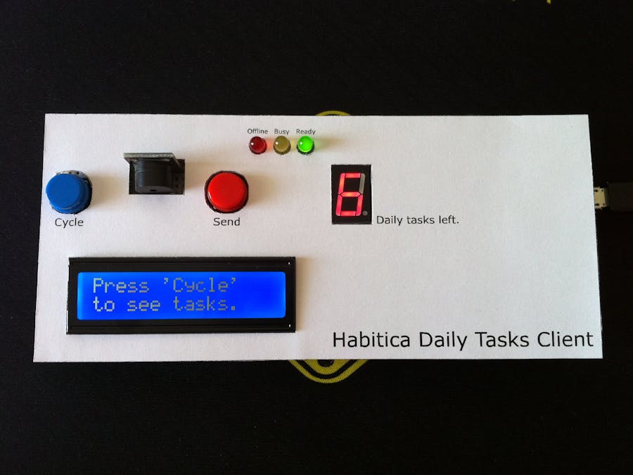 Arduino Habitica Daily Tasks Client