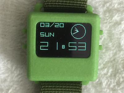 Vector Font O-Watch