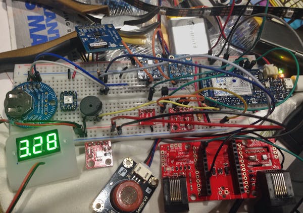 pressure i2c sensor with mode MKR1000 Multiple Environmental Deck Sensor