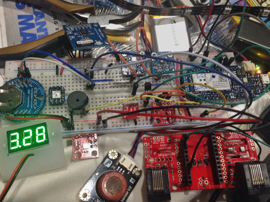 Multiple mode Environmental Sensor Deck with MKR1000