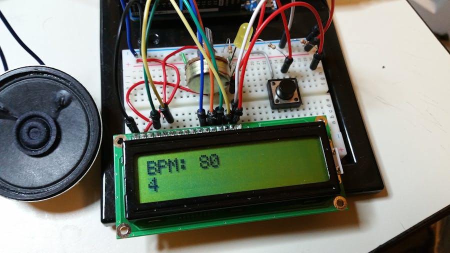 Arduino Metronome - Tap to Set Tempo, Display back BPMs