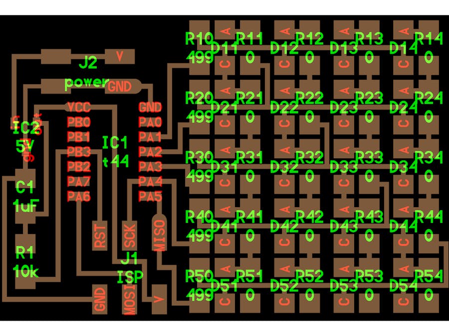 Charlieplexing with Arduino