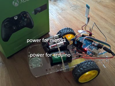 Control Arduino Rover using Firmata and Xbox One Controller