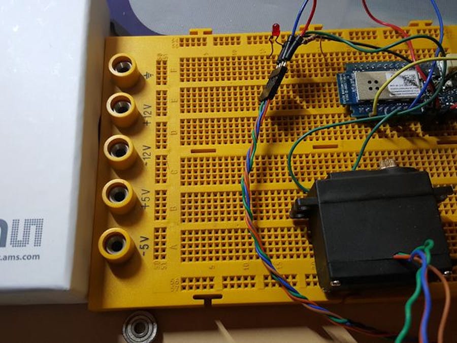 Control the Position of a Continuous Rotation Servo via WiFi