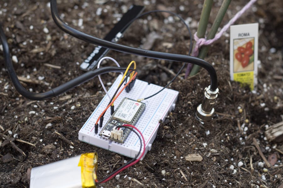 Plant Health Monitor Using the Particle Electron