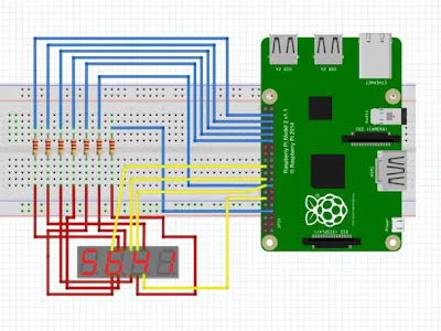 7 Segment Display Raspberry Pi Creating a Seven Segment Display Driver for the Raspberry Pi - Hackster.io