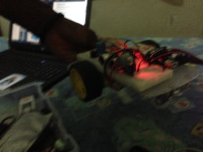 Arduino Robot with Temp, Ultrasonics, and Flammable Gas