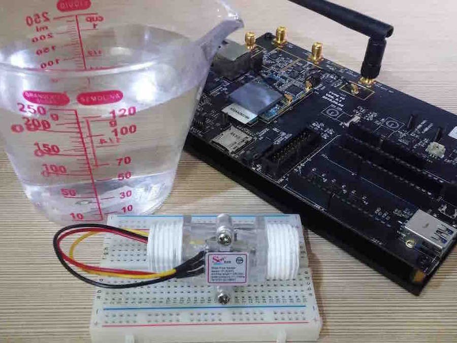 Read Water Flow Sensor Using Artik 10 with C Programming