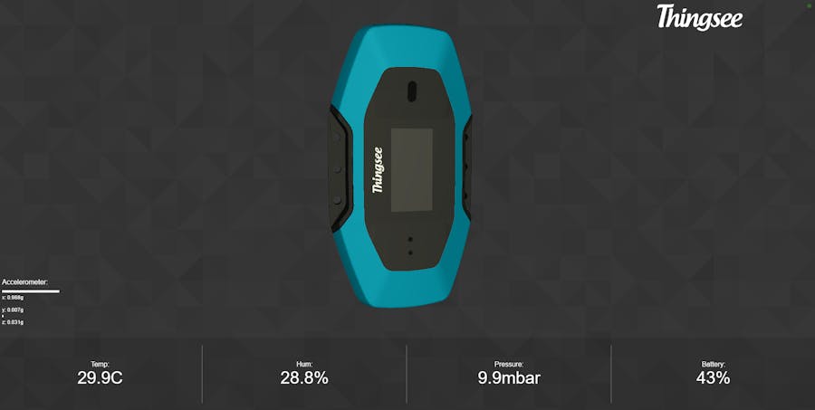 Thingsee One 3D Demo