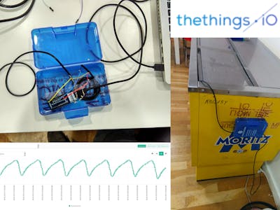 Monitor fridge with Arduino MKR1000 and thethings.iO